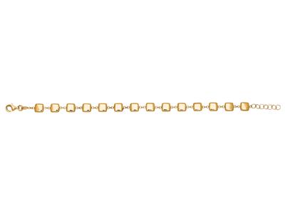 Armbänder Kleine Würfel 6 Mm, 16,51,5 Cm, 18k Gelbgold