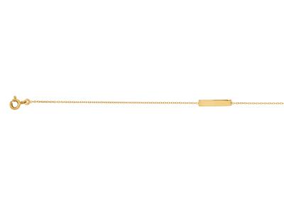 Armband For\at Rundkette, Motiv Barrette 15 Mm, 17-18 Cm, 18k Gelbgold - Standard Bild - 2