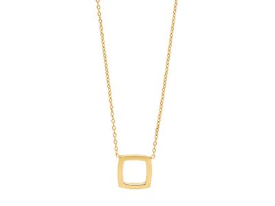 For\at-rundkette Halskette, Motiv Carr{, 40-42 Cm, Gelbgold 18k - Standard Bild - 2