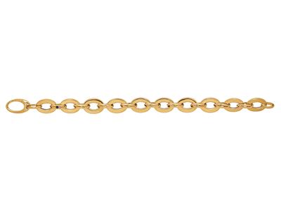 Armband Ovale Hohlmaschen 11 Mm, 19 Cm, 18k Gelbgold