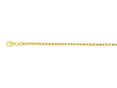 Halskette Kugeln 2,50 Mm, 45 Cm, 18k Gelbgold