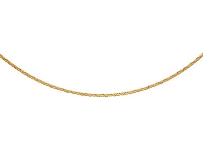 Hohle Forat Marine Kette, 60 Cm, 18k Gelbgold