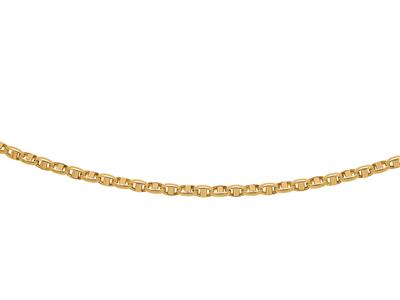 Hohle For\at Marine Kette, 60 Cm, 18k Gelbgold - Standard Bild - 2
