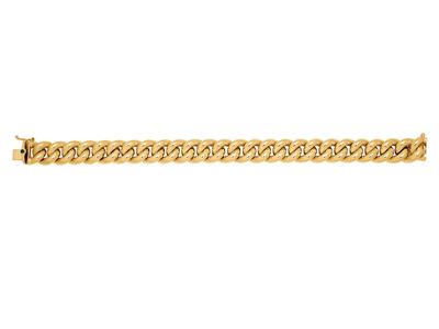 Gourmet-maschenarmband 11,5 Mm, 19 Cm, 18k Gelbgold - Standard Bild - 1