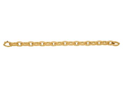 Armband Muschelschale Mandel 9,5 Mm, 20 Cm, 18k Gelbgold - Standard Bild - 1