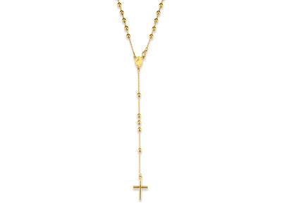 18k Gold filled Rosenkranz Kette Halskette,Winzig Gold Rosenkranz Kreuz  Halskette für Layering,Religiöses Geschenk für sie,zierliche Kreuz Halskette,Schlichte  Corss - .de