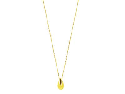 Halskette Goutte, 42 Cm, 18k Gelbgold - Standard Bild - 1