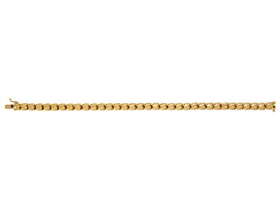 Armband Tulpe 5 Mm, 18,5 Cm, 18k Gelbgold
