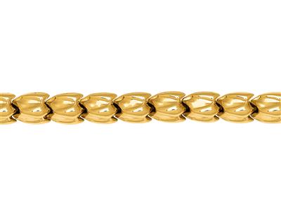 Armband Tulpe 5 Mm, 18,5 Cm, 18k Gelbgold - Standard Bild - 2
