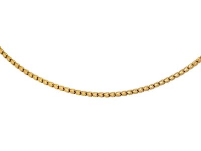 Halskette Tulpe 5 Mm, 43 Cm, 18k Gelbgold
