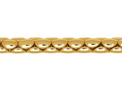 Armband Cobra 6 Mm, 20 Cm, 18k Gelbgold - Standard Bild - 2