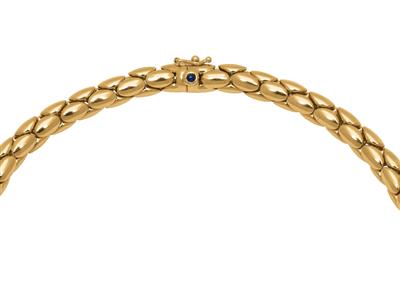 Halskette Cobra 6 Mm, 46 Cm, 18k Gelbgold - Standard Bild - 3