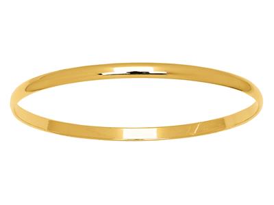 Massives Slave-junker-armband, 4 X 1,50 Mm, 60 Mm, 18k Gelbgold - Standard Bild - 1