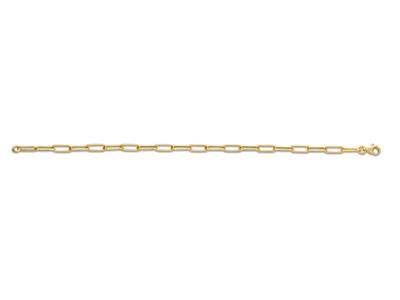 Rectangle Mesh Armband 3 Mm, 18cm, 18k Gelbgold