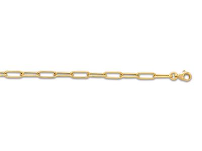 Rectangle Mesh Armband 3 Mm, 18cm, 18k Gelbgold - Standard Bild - 2