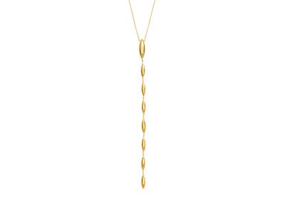 Halskette y Losanges, Fall 13 Cm, 42 Cm, Gelbgold 18k