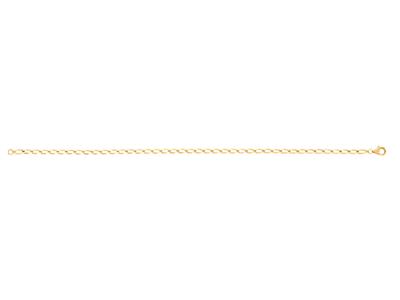 Pferdgliedkette Massiv 2,90mm, 55 Cm, Gelbgold 18k - Standard Bild - 1