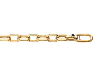 Rectangle Mesh Armband, 20 Cm, 18k Gelbgold