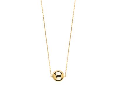 Halskette Pastilles 12 Mm, 42 Cm, 18k Gelbgold - Standard Bild - 1