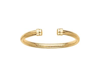 Spirotube-armband, Offen 5,50 Mm, 58 X 50 Mm, 18k Gelbgold