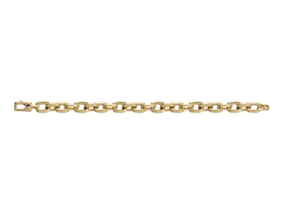Armband Hohles For\at-glied 10 X 12mm, 20 Cm, Gelbgold 18 Kt - Standard Bild - 1