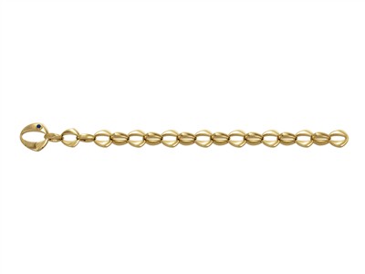 Armband Pyramiden 13 Mm, 22 Cm, Gelbgold 18 Kt - Standard Bild - 1
