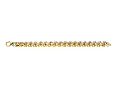 Doppelpanzer Hohl 10 Mm, 20 Cm, Gelbgold 18 Kt - Standard Bild - 1