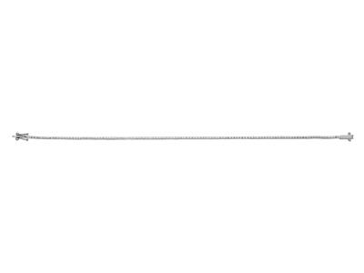Armband Diamantfluss 0,25ct, 17,5 Cm, 18k Weigold