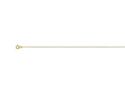 Halskette Ankerkette Diamantiert 1,15 Mm, 45 Cm, 18 Kt Bicolor-gold - Standard Bild - 1