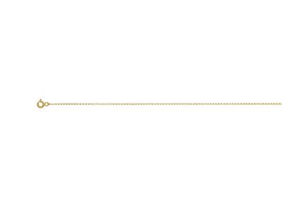 Halskette Jaseron Massiv 1,20 Mm, 45 Cm, 18 Kt Gelbgold - Standard Bild - 1