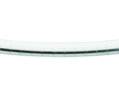 Halskette Omega 2 MM Wendbar, 45 Cm, Bicolor Gold 18k - Standard Bild - 2
