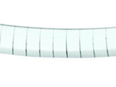 Halskette Omega Salbeiblatt 4 Mm, Reversibel, 45 Cm, Bicolor Gold 18k - Standard Bild - 2