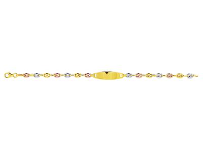 Baby-identität Kaffeebohnen 3,5 X 5 Mm, Tonnenplatte 21 X 6 Mm, 14 Cm, 3 Ors 18k