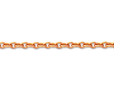 Runde For\at-gliederkette 1,90 Mm, 40 Cm, Rotgold 18k - Standard Bild - 2