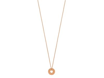 Halskette-Scheibe,-Kette-40-42-Cm,-Ro...