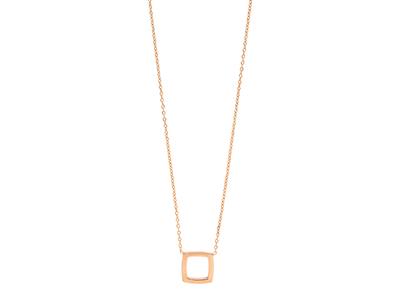 For\at Rundkette, Quadratisches Muster, 40-42 Cm, 18k Rotgold - Standard Bild - 1