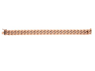 Gourmet-maschenarmband 11,5 Mm, 19 Cm, 18k Rotgold - Standard Bild - 1