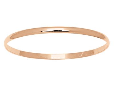 Armband Jonc Esclave Massif, 4 X 1,50 Mm, 60 Mm, Rotgold 18k - Standard Bild - 1