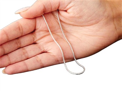 Schlangenkette Rund 1,6 Mm, 71 Cm, 925 Silber - Standard Bild - 4