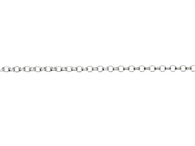 Jaseron-kette, Diamantiert 1,4 Mm, 40 Cm, Silber 925 - Standard Bild - 2