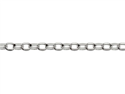 Jaseron-kette Diamantiert 2,2mm, 55cm, Silber 925 - Standard Bild - 2