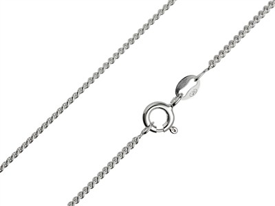 Gourmette-maschenkette 1,7 Mm, 50 Cm, Silber 925 - Standard Bild - 1