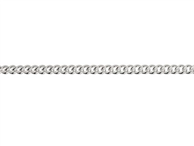 Panzerkette 2 Mm, 45 Cm, Silber 925 - Standard Bild - 2