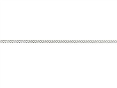 Diamantierte Panzerkette 0,9 Mm, 66cm, Silber 925 - Standard Bild - 2