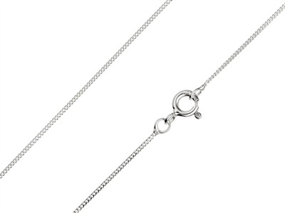 Gourmetkette Mit Diamantschliff 0,9mm, 76 Cm, Silber 925 - Standard Bild - 1