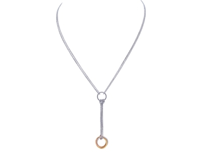 Halskette--y--Kreisanhängerkette-15MM...