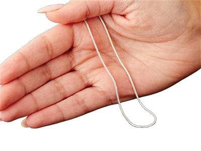 Schlangenkette Rund 1,4 Mm, 45 Cm, Silber 925 - Standard Bild - 5