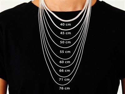 Schlangenkette Rund 1,4 Mm, 45 Cm, Silber 925 - Standard Bild - 6
