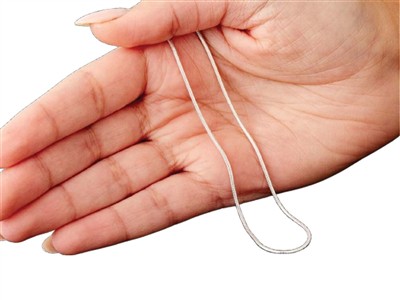 Schlangen-gliederkette Rund 1,4 Mm,55 Cm, Silber 925 - Standard Bild - 5