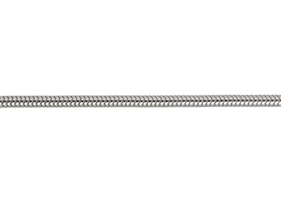 Schlangen-gliederkette Rund 1,4 Mm,60 Cm, Silber 925 - Standard Bild - 2